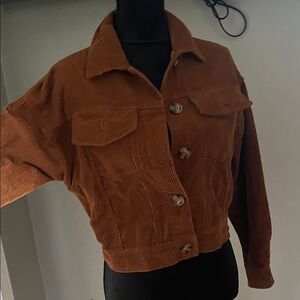 IRIS size S yacket.  Women's Brown Corduroy Jacket